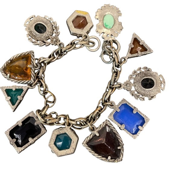 Vintage Charm Bracelet 7.5 Inch - Picture 5 of 6